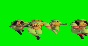 Ninja Turtles Divas Dancing Meme Video