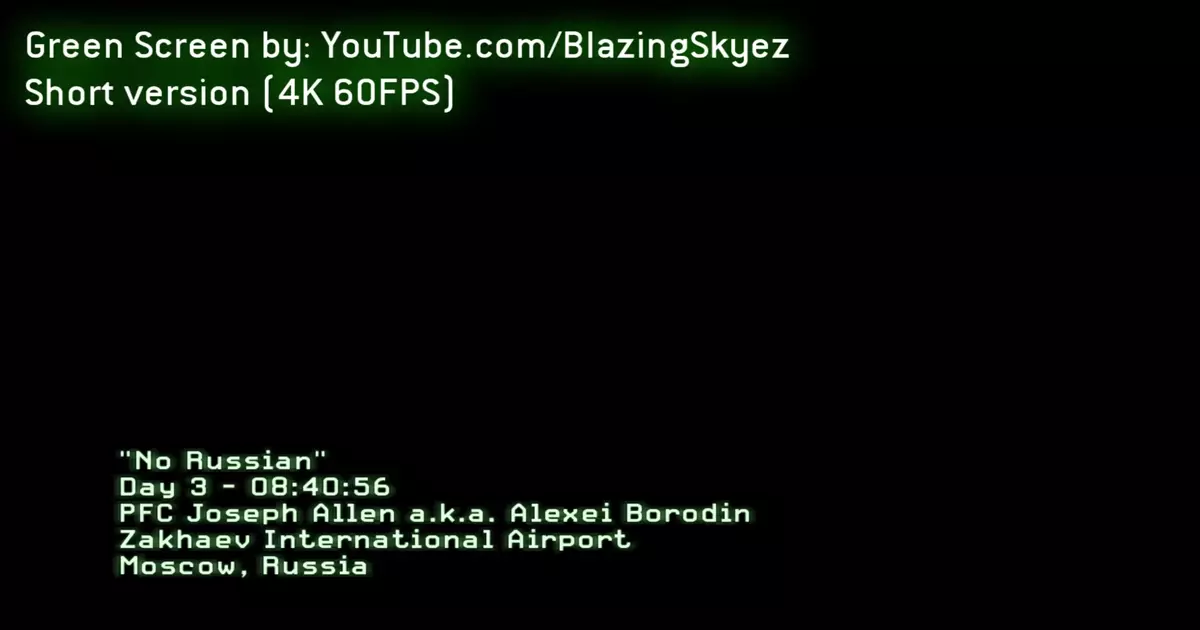 No Russian Green Screen Meme Download Video