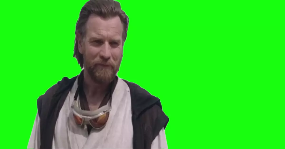 Obi Wan Kenobi Hello There Green Screen Meme Download Video