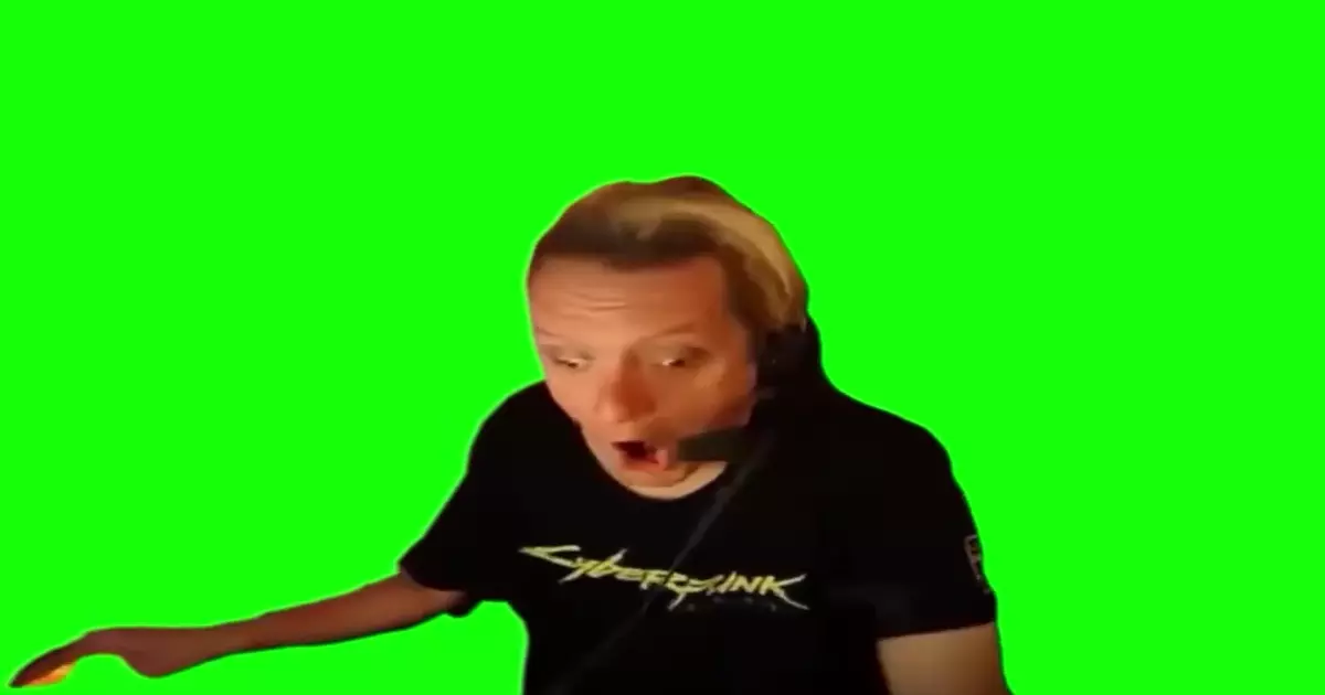 Omg I Didit Know The Green Screen Was On That Means Oh No Green Screen Meme Download Video