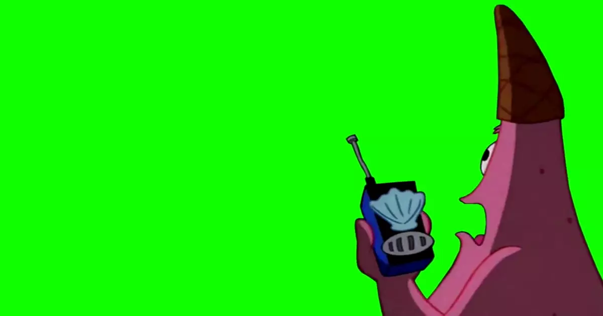 Patrick Uhh He S Just Standing There Menacingly Green Screen Meme Download Video