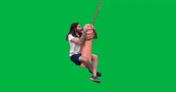 Penguinz0 On A Swing Green Screen Meme Video