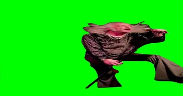 Pentagram Vocalist Crazy Hair Green Screen Meme Video