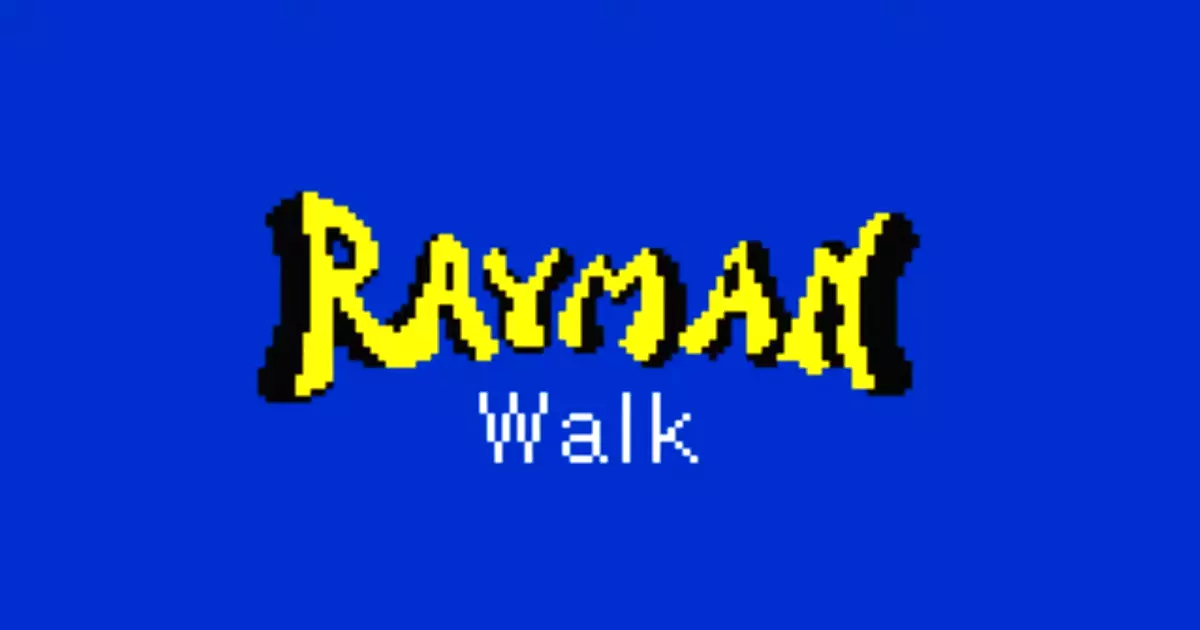 Pixel Art Rayman Walking Green Screen Meme Download Video