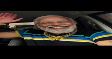 Raja Gujjar Laughing As Modi