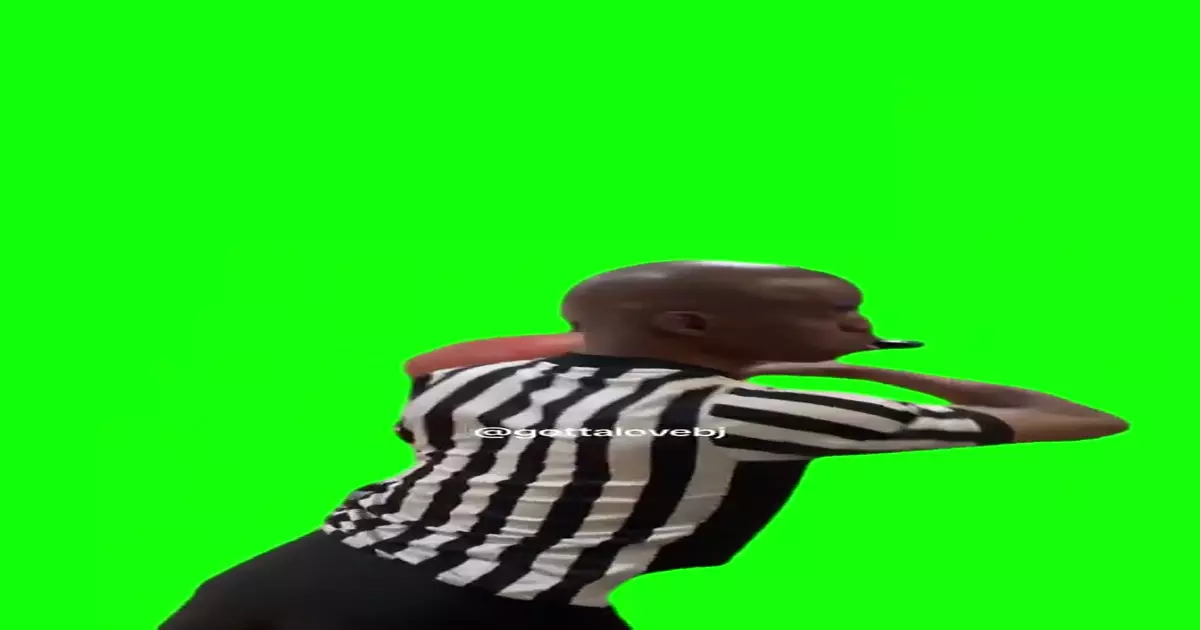 Referee Catches Another Basketball Green Screen Meme Download Video