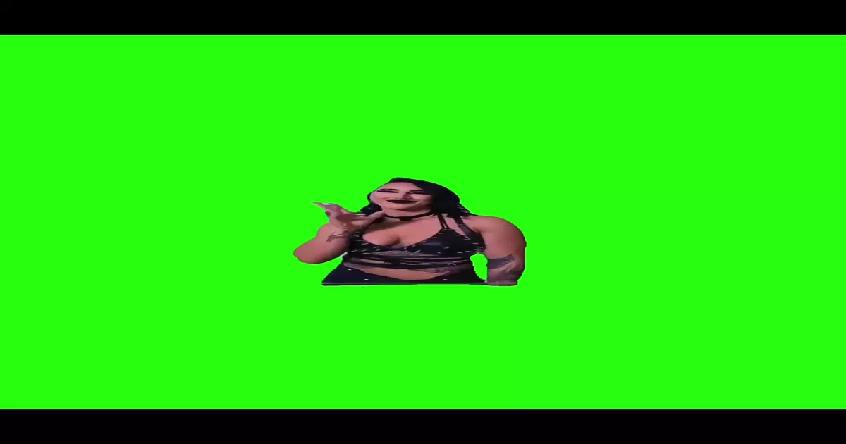 Rhea Ripley Walk Out Green Screen Meme Download Video