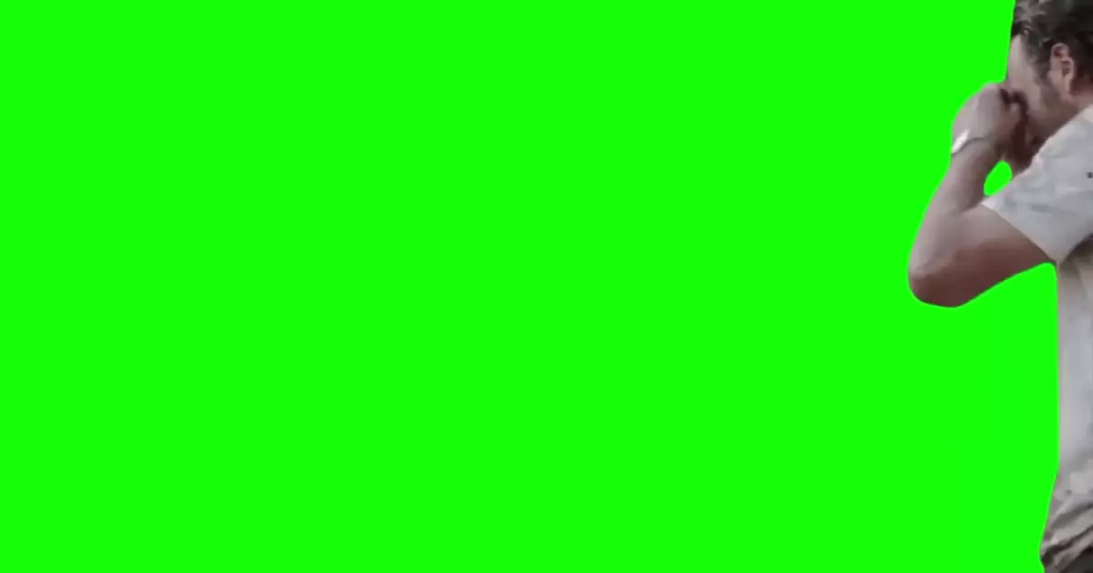 Rick Grimes Oh No Green Screen Meme Download Video