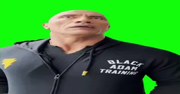 Rock Turns Into Black Adam Meme Video