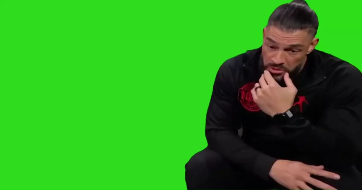 Roman Reigns If You Ran It All By Me First Green Screen Meme Download Video
