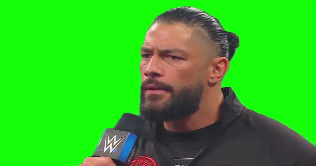 Roman Reigns Tribal Chief Green Screen Meme Download Video