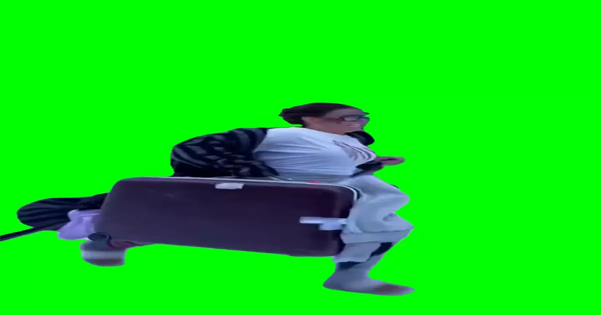 Running With Suitcase Meme Download Video