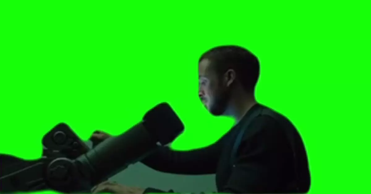 Ryan Gosling Looking Through Telescope Meme Download Video