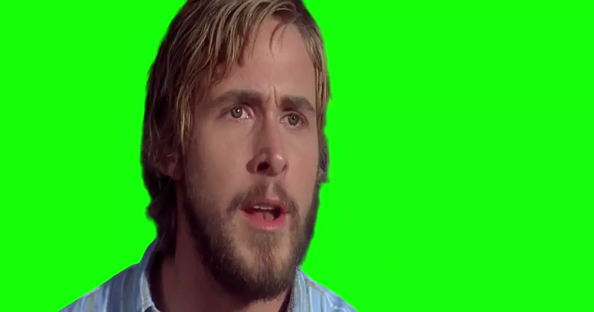 Ryan Gosling What Do You Want Green Screen Meme Download Video