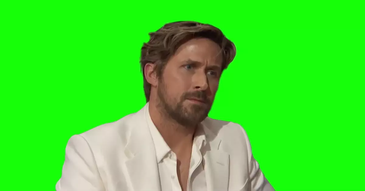 Ryan Goslings Shocked Confused Reaction Green Screen Meme Download Video