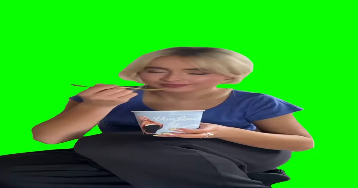 Sabrina Eating Ice Cream Green Screen Meme Download Video