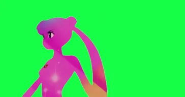 Anime Character Watching Tv Green Screen Meme Download Video