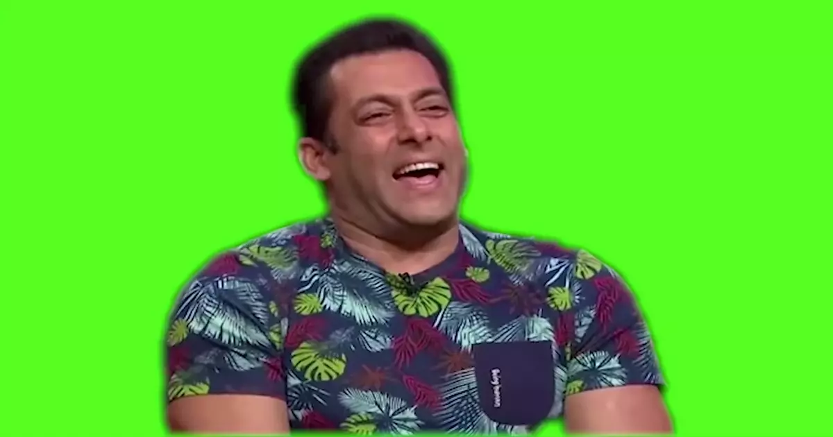 Salman Khan Laughing Green Screen Meme Download Video