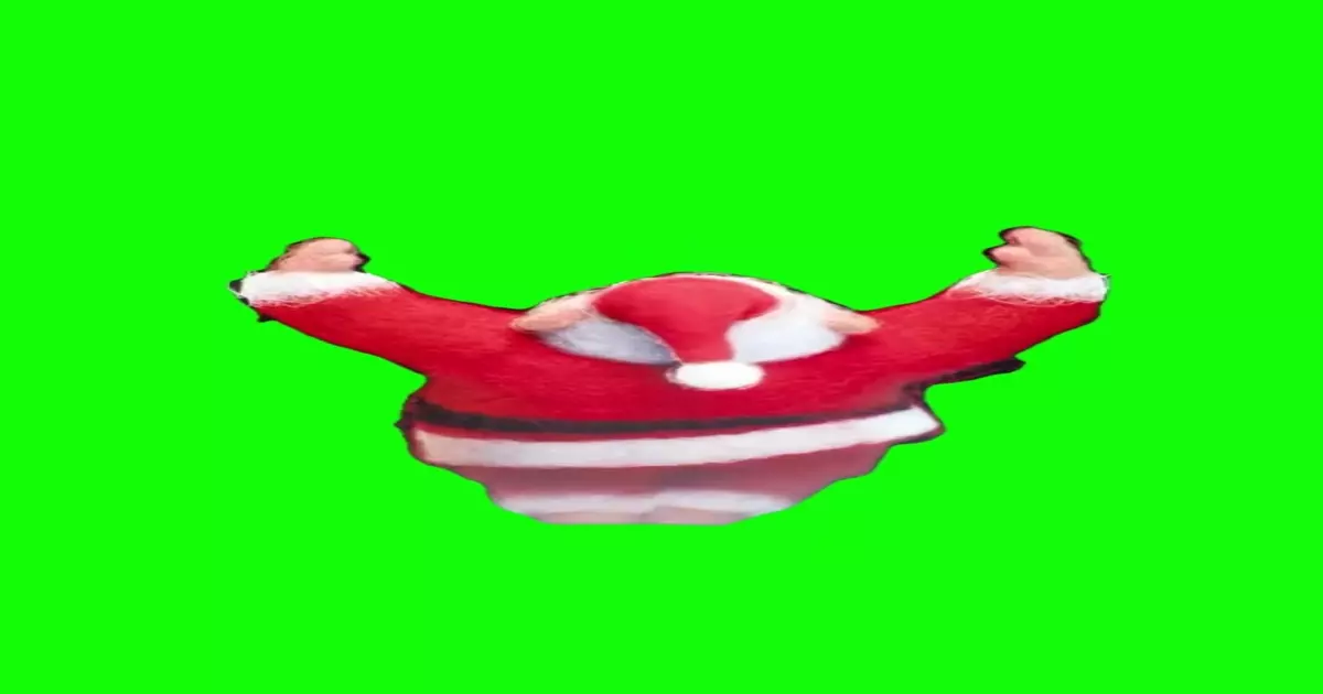 Santa Playing Jingle Bells On Rock Guitar Meme Download Video