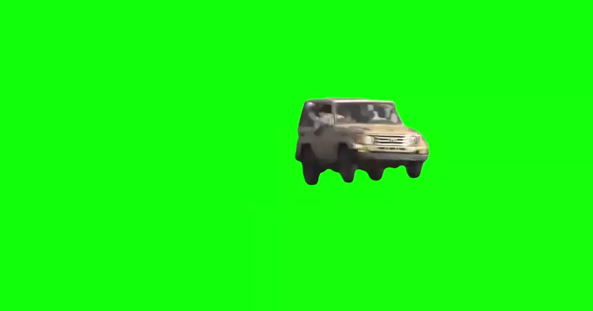 Saudi Arabia Crazy Drifting Green Screen Meme Download Video