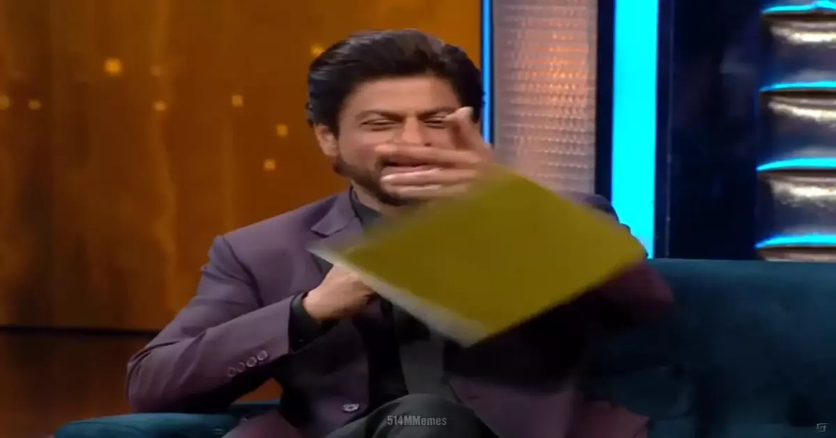 Shahrukh Khan Throwing Notebook Video Meme Download Video