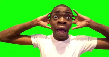 Shocked Black Kid Green Screen Meme Download | Video & Audio Meme Video
