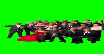 Shogun Cast Cheer Green Screen Meme Video