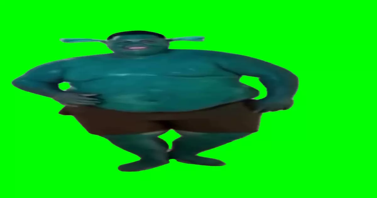 Shrek Emote Dance Green Screen Meme Download Video