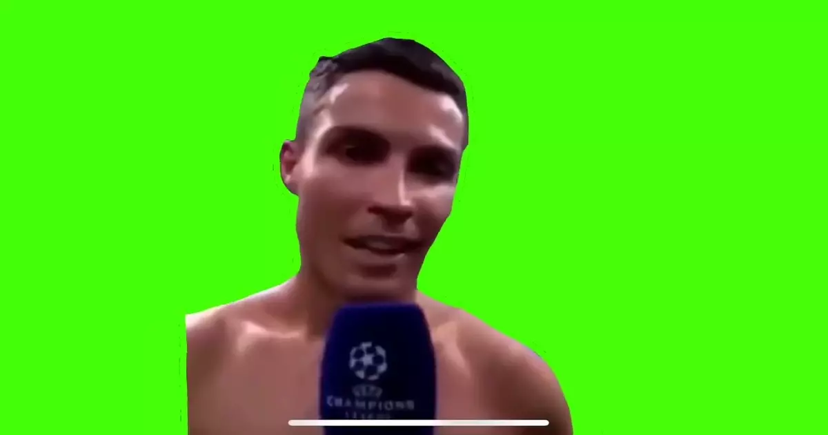 Siuuu Ronaldo Green Screen Meme Download Video