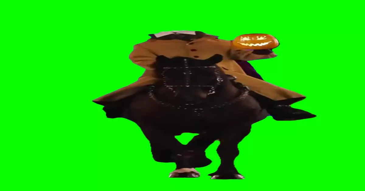 Sleepy Hollow On Horse Green Screen Meme Download Video