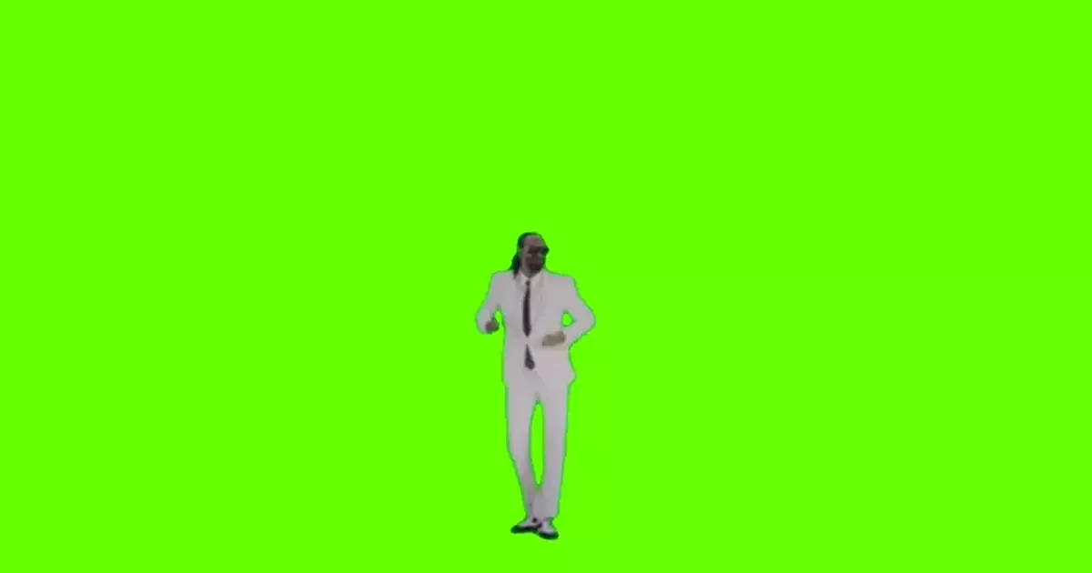 Snoop Dogg In White Coat Dancing Green Screen Meme Download Video