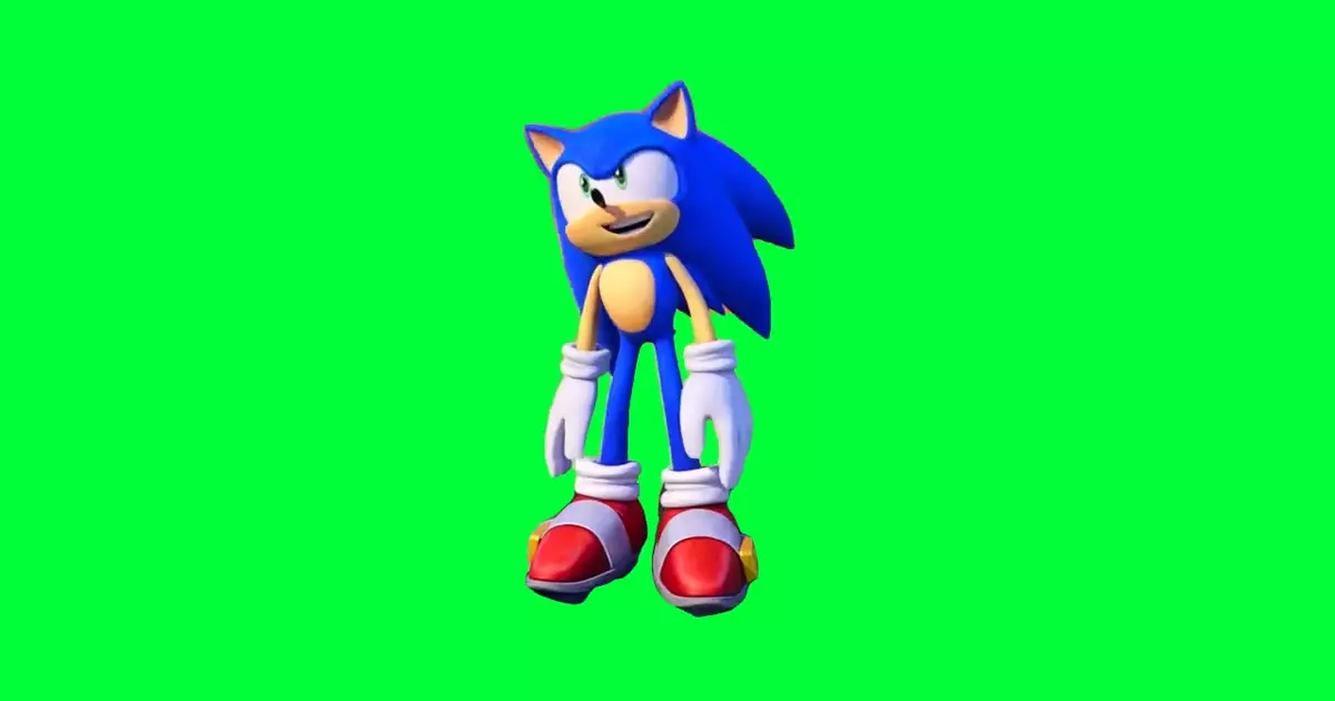 Sonic Prime Saying Huh Green Screen Meme Download Video
