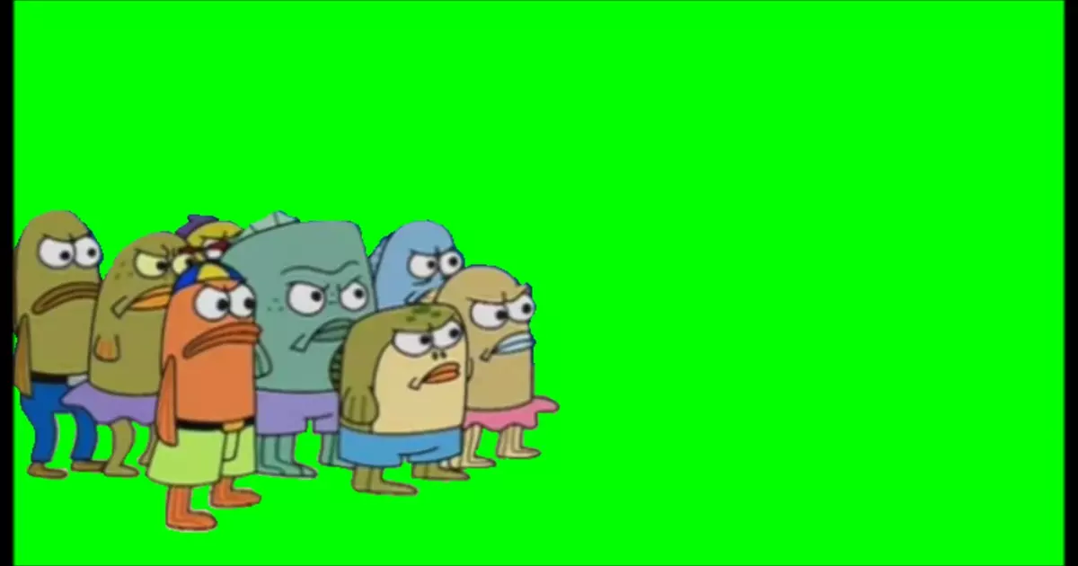 Spongebob Angry Kids Green Screen Meme Download Video