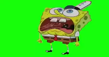 Spongebob Heavy Breathing Green Screen Meme Video