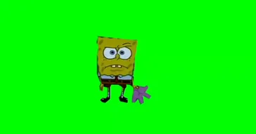 Spongebob I M Over Here Now Move Green Screen Meme Download Video