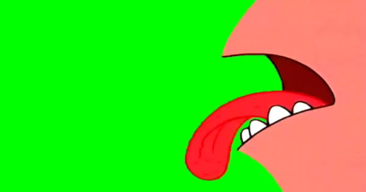 Spongebob Patrick Licking Green Screen Meme Download Video