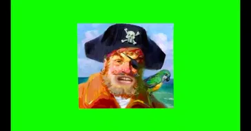 Spongebob Pirate With Background Green Screen Meme Video
