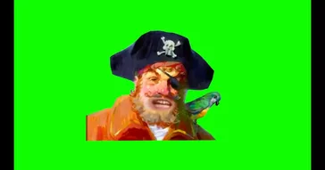 Spongebob Pirate Without Background Green Screen Meme Video