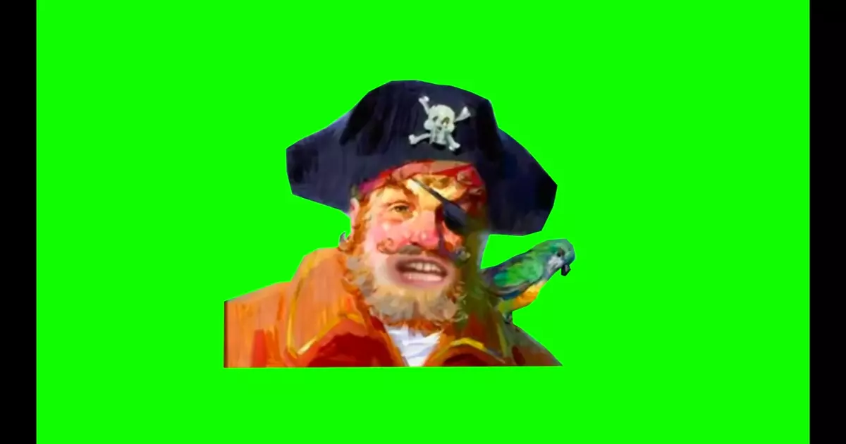 Spongebob Pirate Without Background Green Screen Meme Download Video