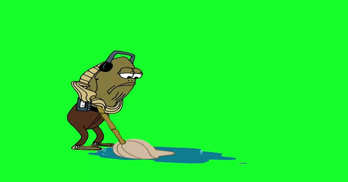 Spongebob Squarepants Surfin Summer Green Screen Meme Download Video