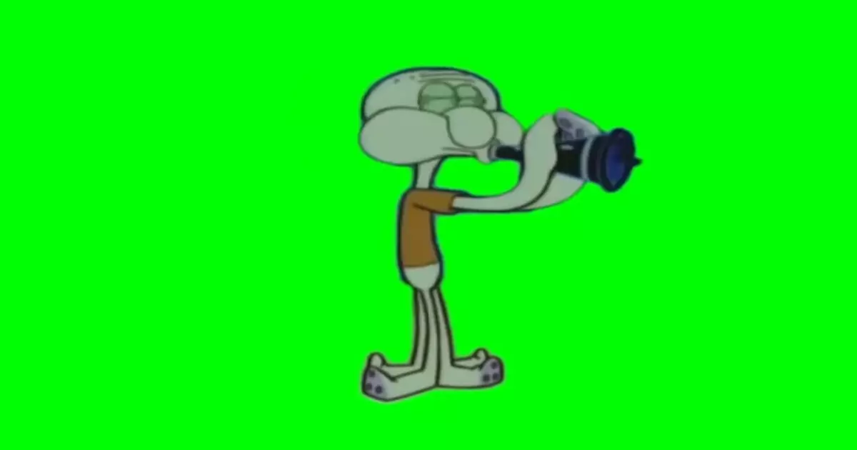 Spongebob Squidward Clarinet Green Screen Meme Download Video