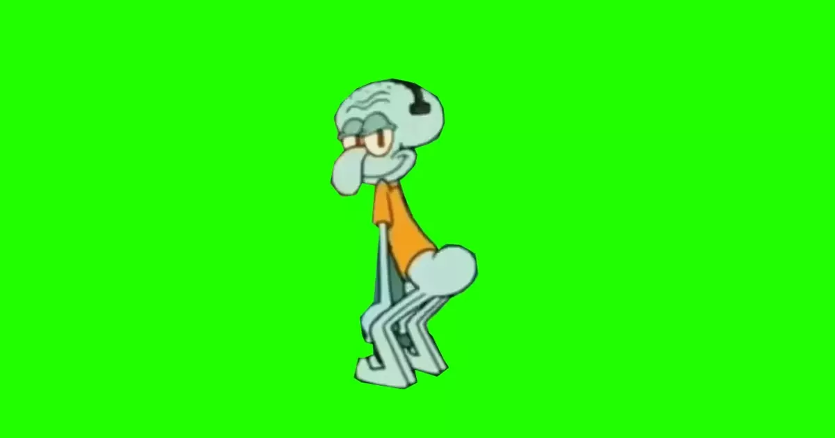 Spongebob Squidward Twerking Green Screen Meme Download Video
