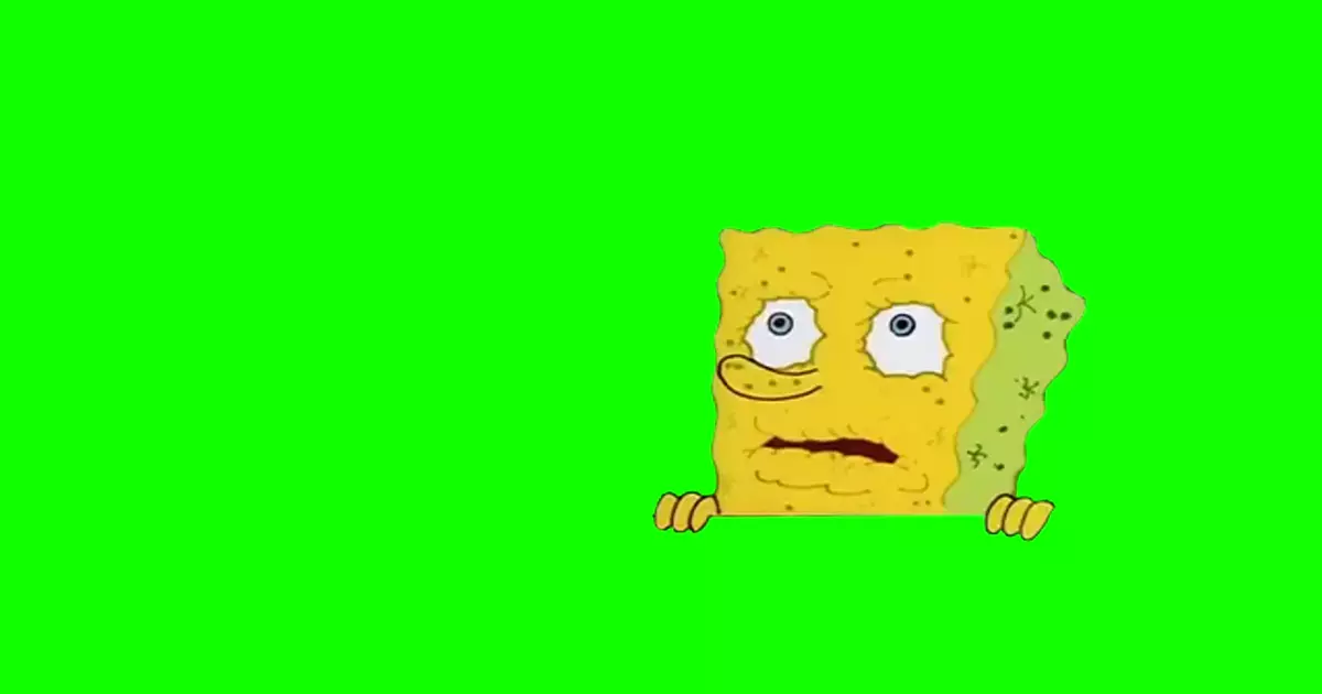 Spongebob Thinking I Don T Need It Green Screen Meme Download Video