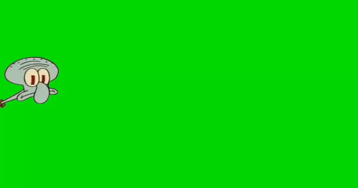 Squidward In The Void Full Green Screen Meme Download Video