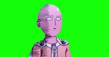 One Punch Man Green Screen Meme Download | Video & Audio Meme Video