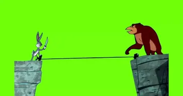 Take One Step On That Rope And I Ll Cut It Green Screen Video