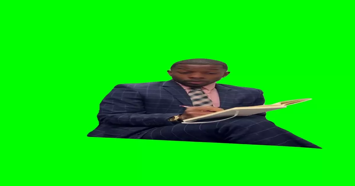 Taking Notes Green Screen Meme Download Video