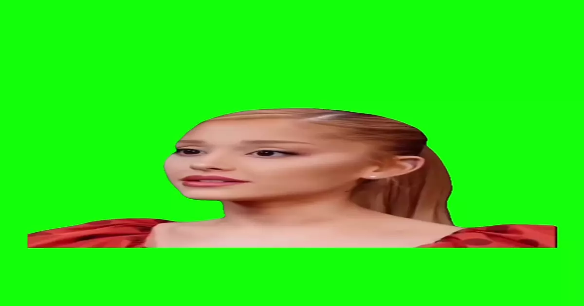 That S A Lie And It S Nice Ariana Green Screen Meme Download Video