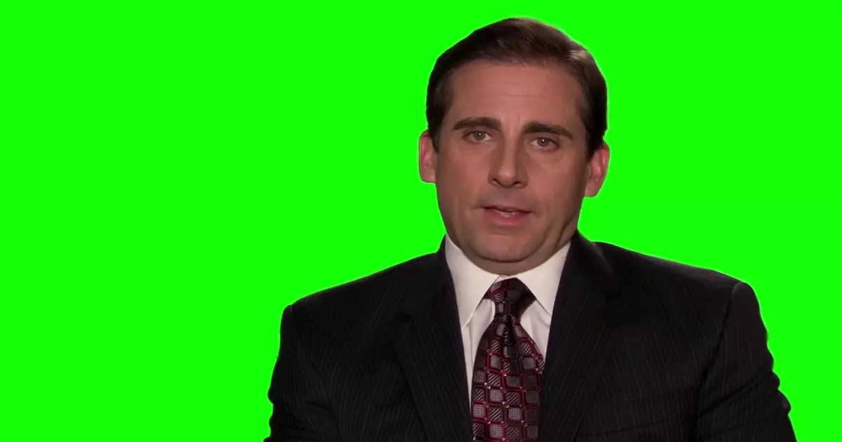 The Office Michael Scott I Am Dead Inside Green Screen Meme Download Video
