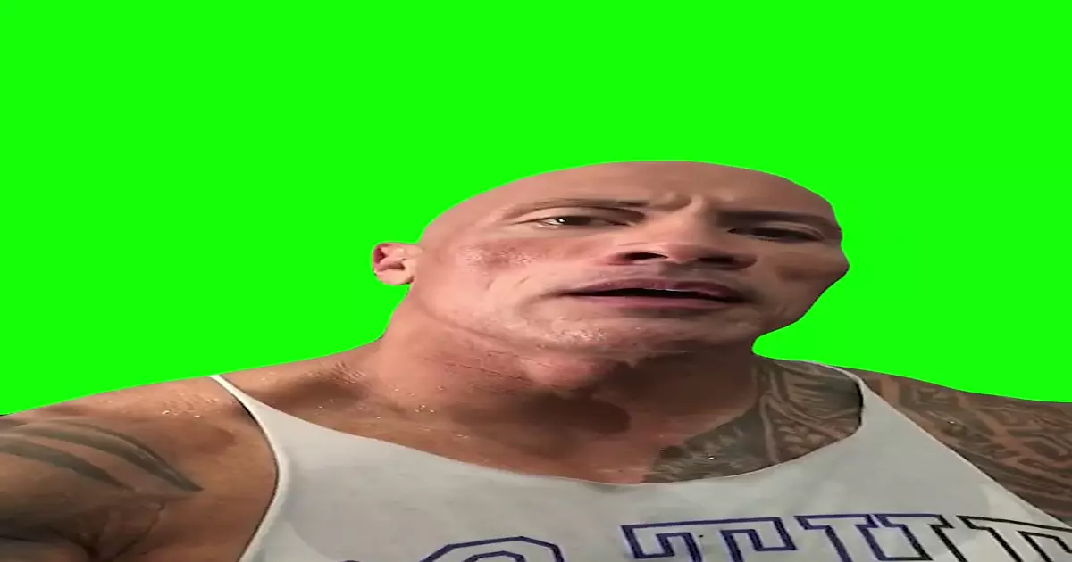 The Rock Eyebrow Raise Green Screen Meme Download Video